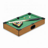 BILJAR Smeđa Zelena mini s priborom - višebojno, drvni materijal/plastika (51/31cm) - Relaxdays