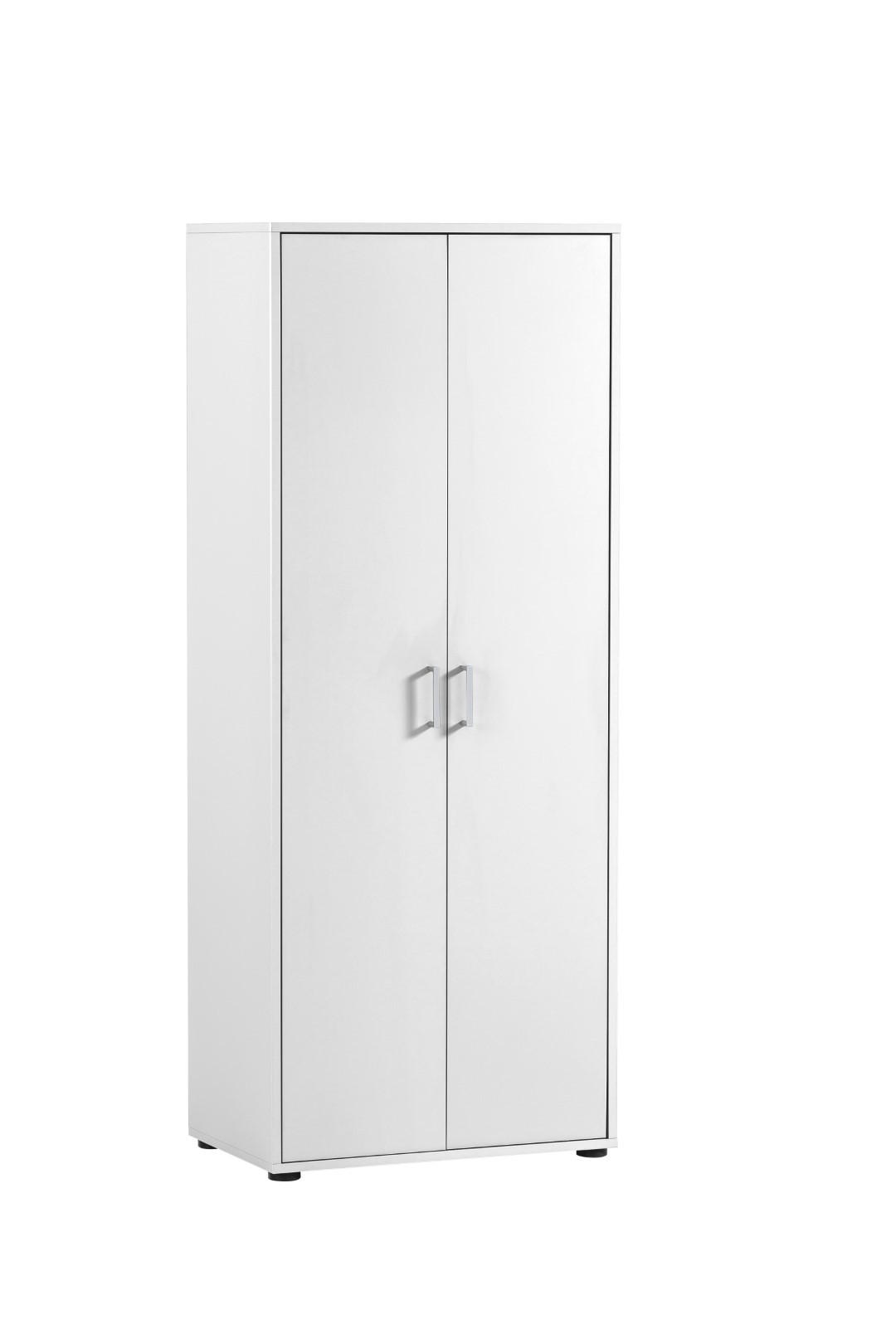 AKTENSCHRANK Fox Tall 164x65x41 cm 2 Flügeltüren Weiß - Weiß, Holz (65/164/41cm) - PROREGAL