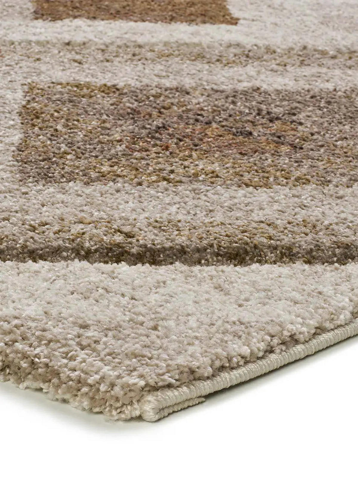 HOCHFLORTEPPICH Beige / Braun Teva 160/235 cm - Braun, Textil (160/235cm) - Atticgo