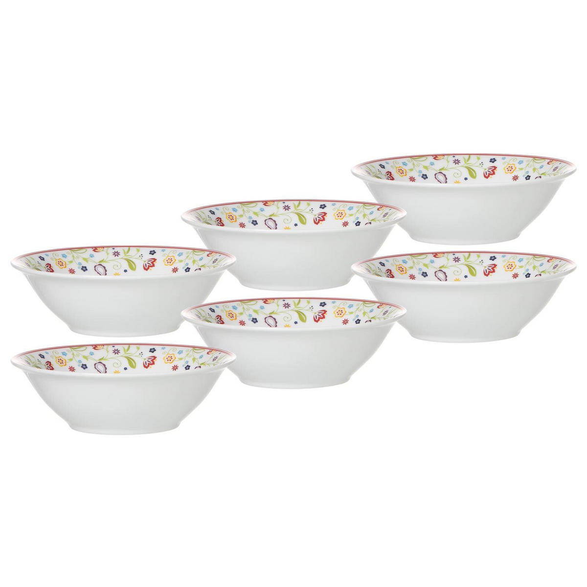 SALATSCHÜSSELN Shanti bunt ø 14,5 cm 6er Set - Multicolor, Keramik (14.5cm) - Ritzenhoff Breker
