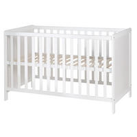 BABYBETT safe asleep 60 x 120 cm - Weiß, Holzwerkstoff (60/120cm) - Roba