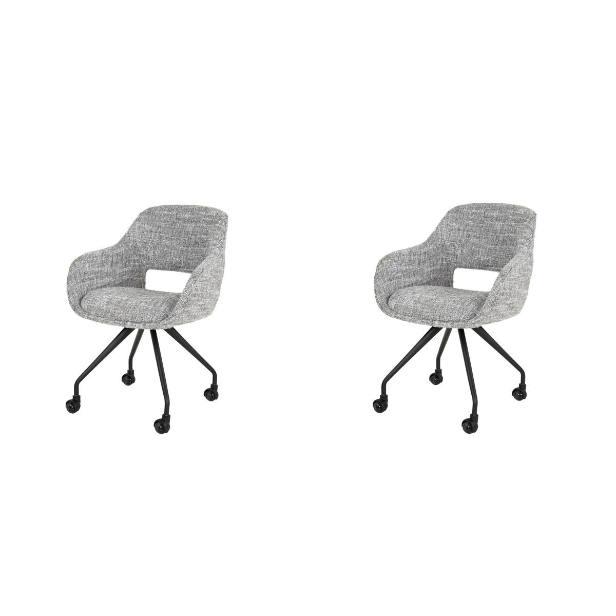 ESSZIMMERSTUHL Spring Beige 62/60/84 cm 2er-Set - Beige, Textil (60/84/62cm) - Hoyz Collection