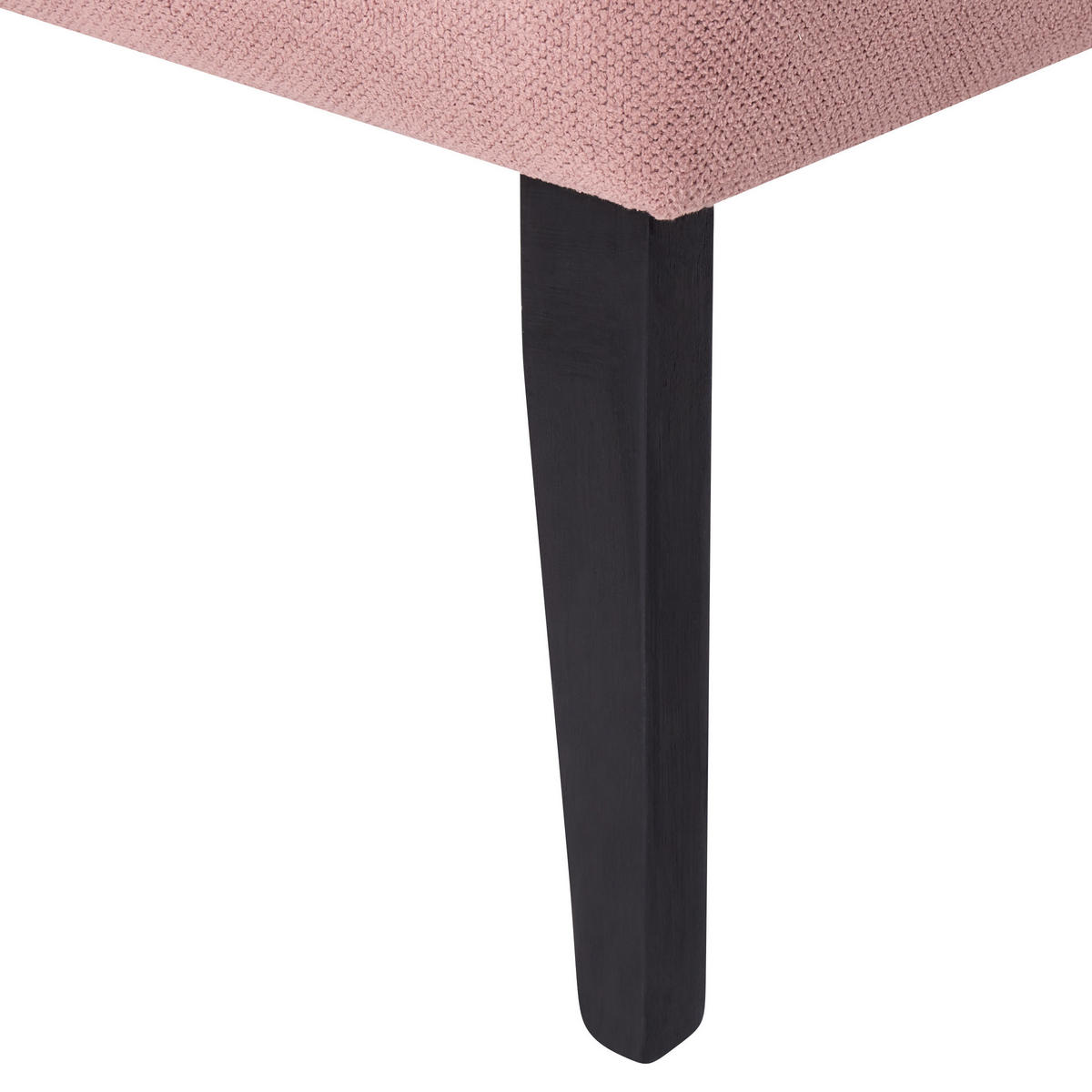 CHAISELONGUE rosa rechtsseitig Biarritz - Pink/Schwarz, Textil (118/77/60cm) - Beliani