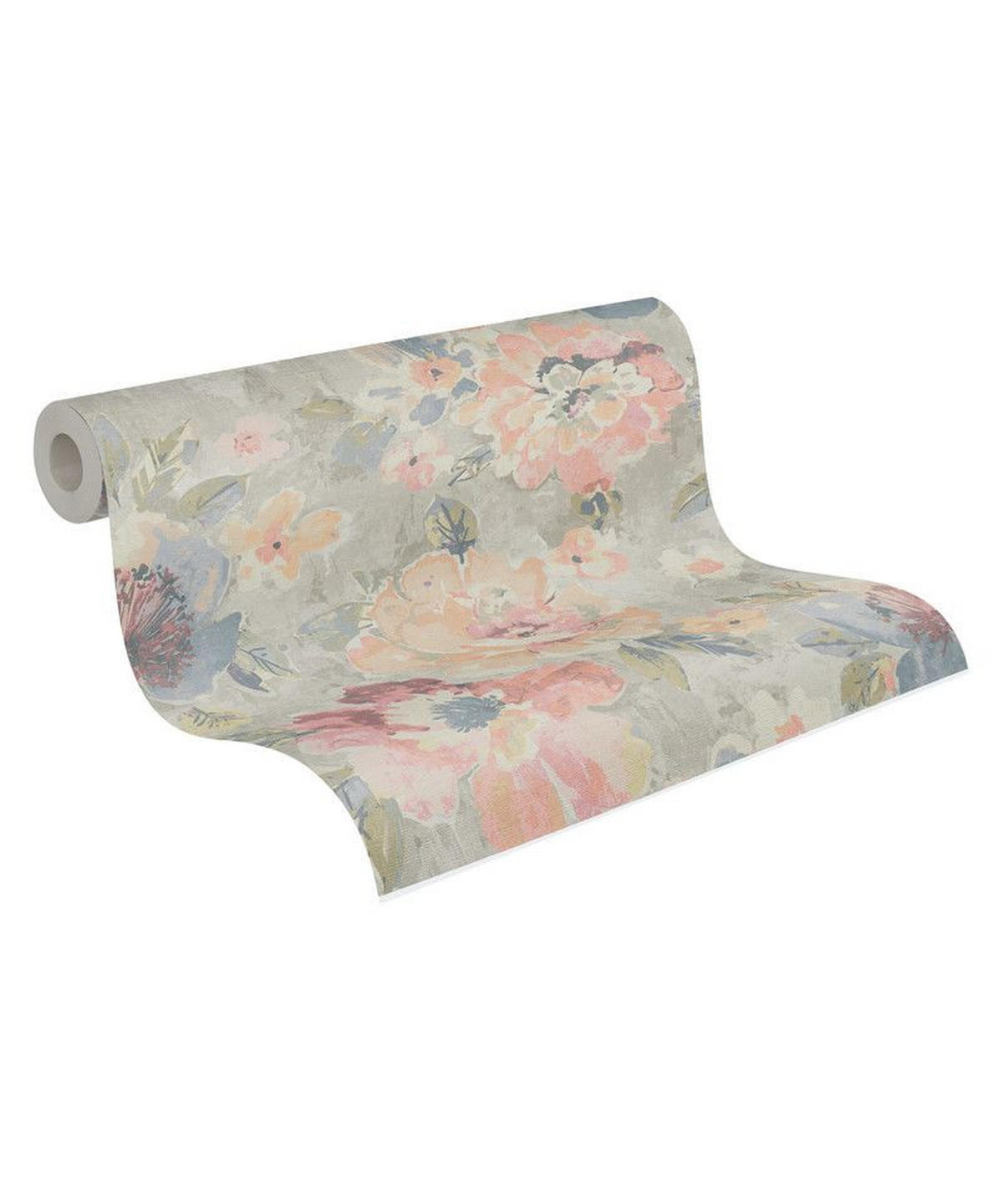 VLIESTAPETE Grau 53/1005 cm - Grau, Textil (53/1cm) - KUNSTLOFT