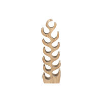 WEINREGAL - 28 cm x 19 cm - Holz, Platte - Naturfarben Hell - GUIMARAS - Naturfarben, Holz (28/100/19cm) - Vente-Unique