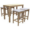 STEHIMBISS Aruba Sand 4 Plätze - Beige, Holz - Happy Garden