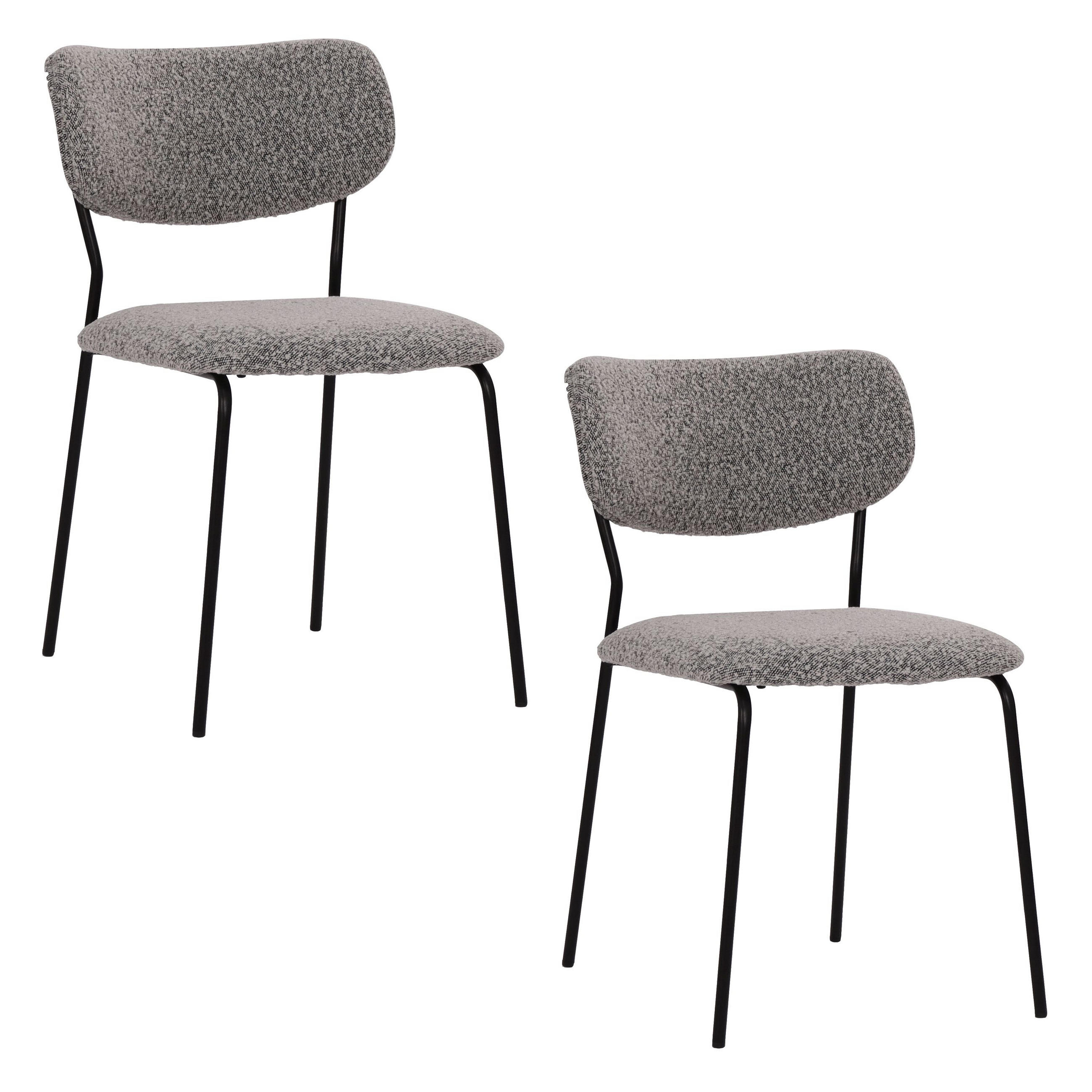 Housecraft Living Esszimmerstuhl Taupe 46.5x80x60 cm