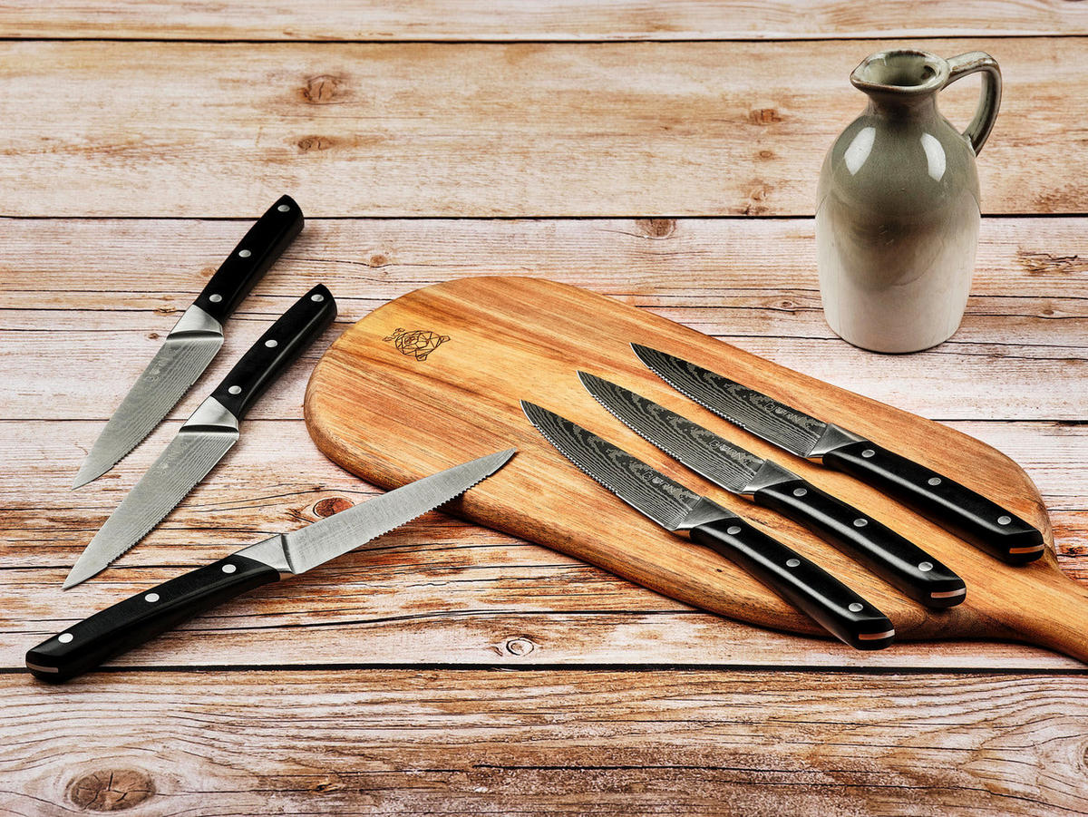 STEAKMESSER ERLING - 6er-Set - Silberfarben, Metall (26cm) - Björn