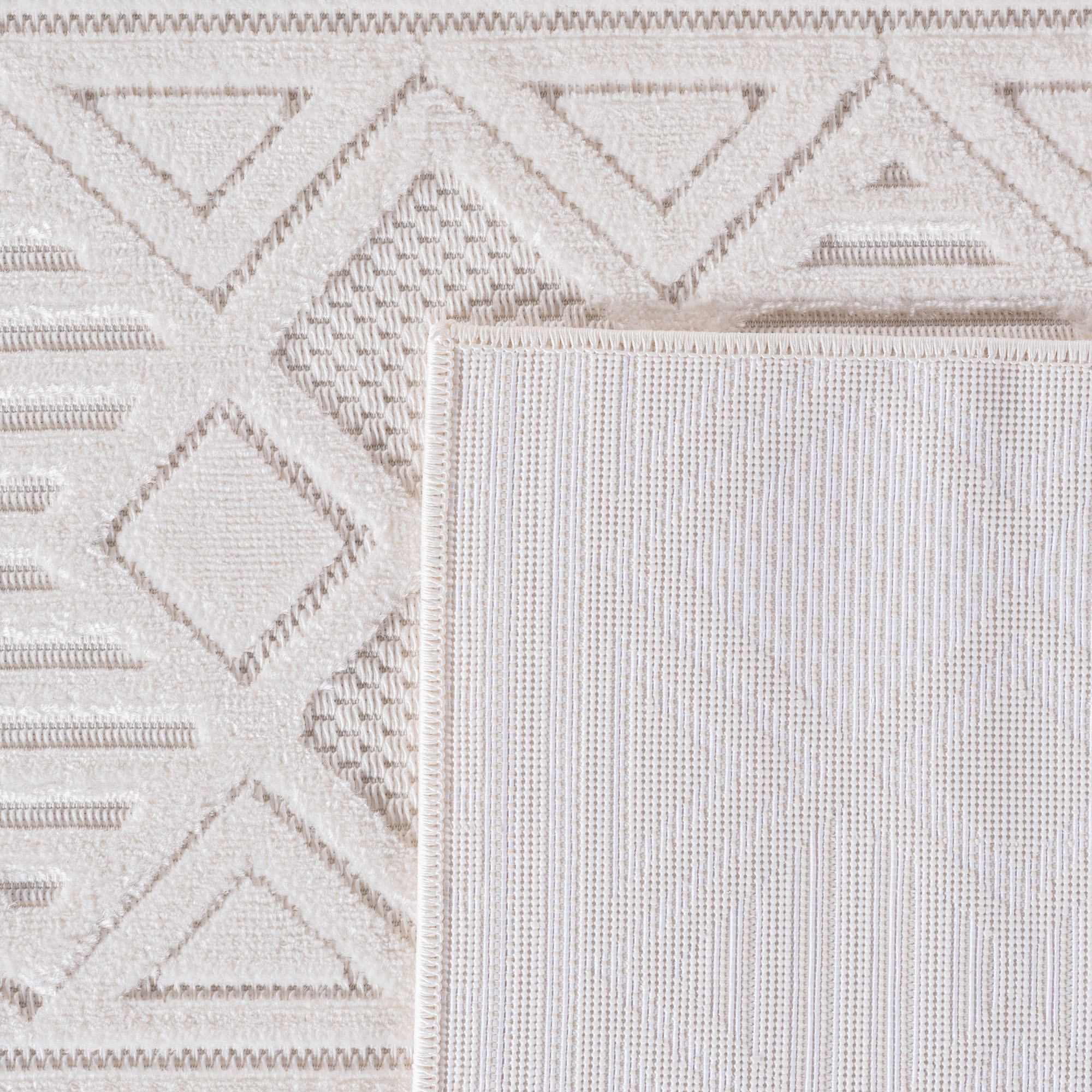 Thumbnail - Kadima Design Teppich, Creme, Textil, Abstrakt, Rechteckig, 80x150 cm, pflegeleicht, Teppiche & Böden, Teppiche, Outdoor...