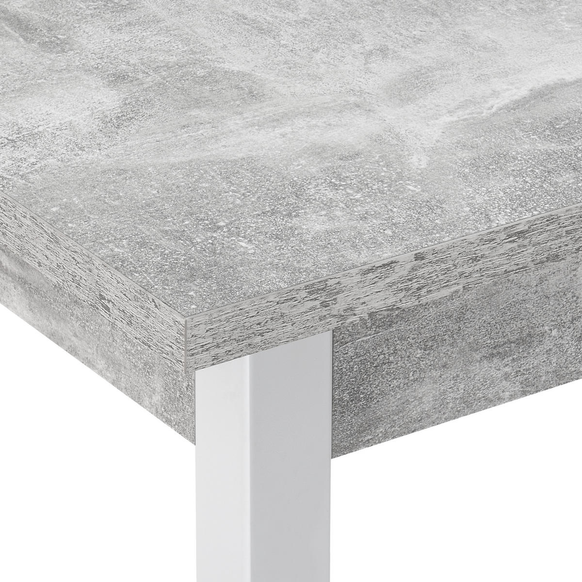 ESSTISCH Den Haag - Grau, Holzwerkstoff/Metall (60/120/75cm) - [en.casa]
