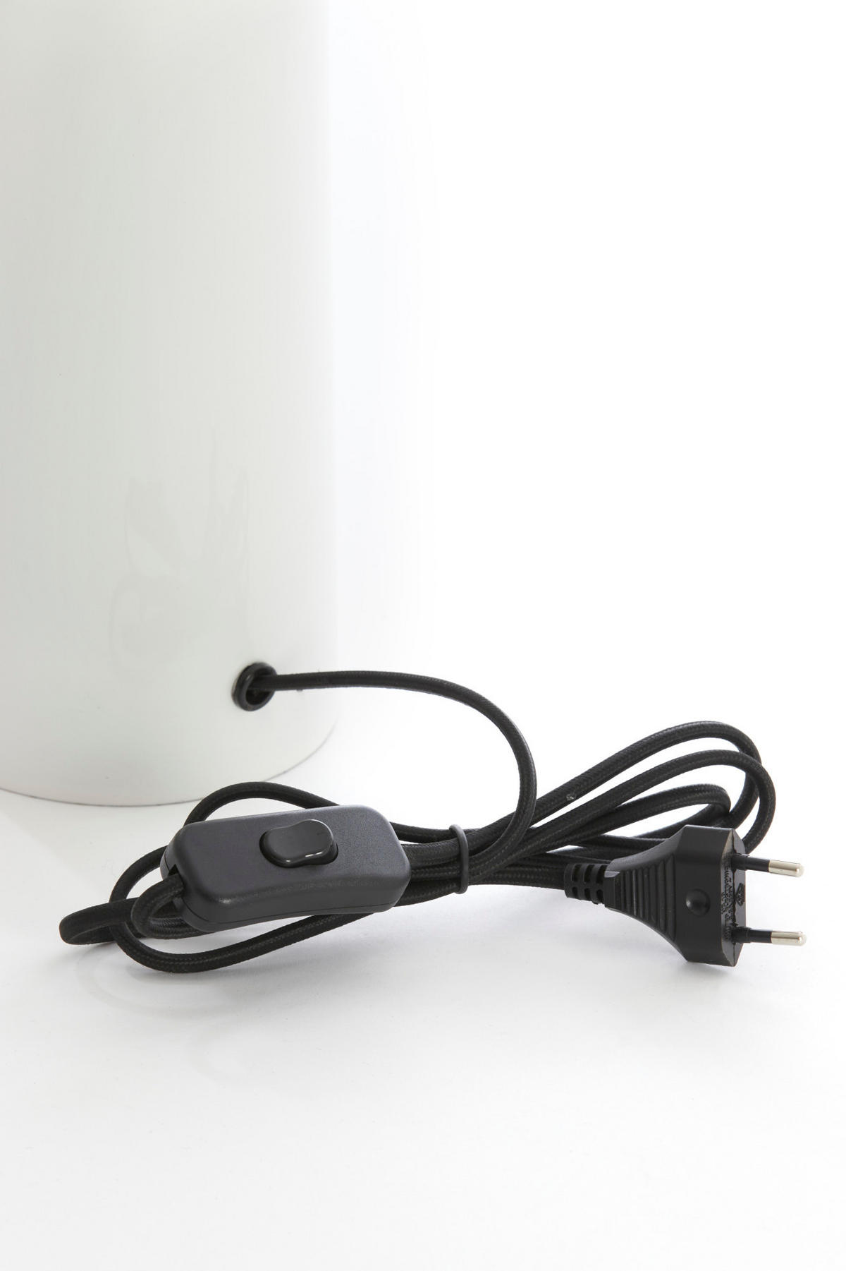 LAMPENFUSS Petch Weiß Ø22/40 cm - Weiß, Metall (22/22/40cm) - Light & Living