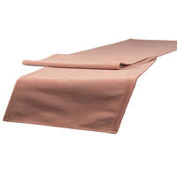 XL-TISCHLÄUFER Samt&Sonders altrosa 220/40 cm - Altrosa, Textil (40/220cm) - beties Heimtextil