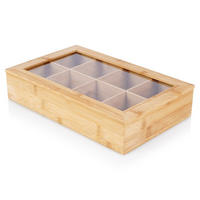 TEEBEHÄLTER aus Bambus 32 x 20 x 6,5 cm - Buchefarben, Holz (32/6.5/20cm) - Excellent Houseware