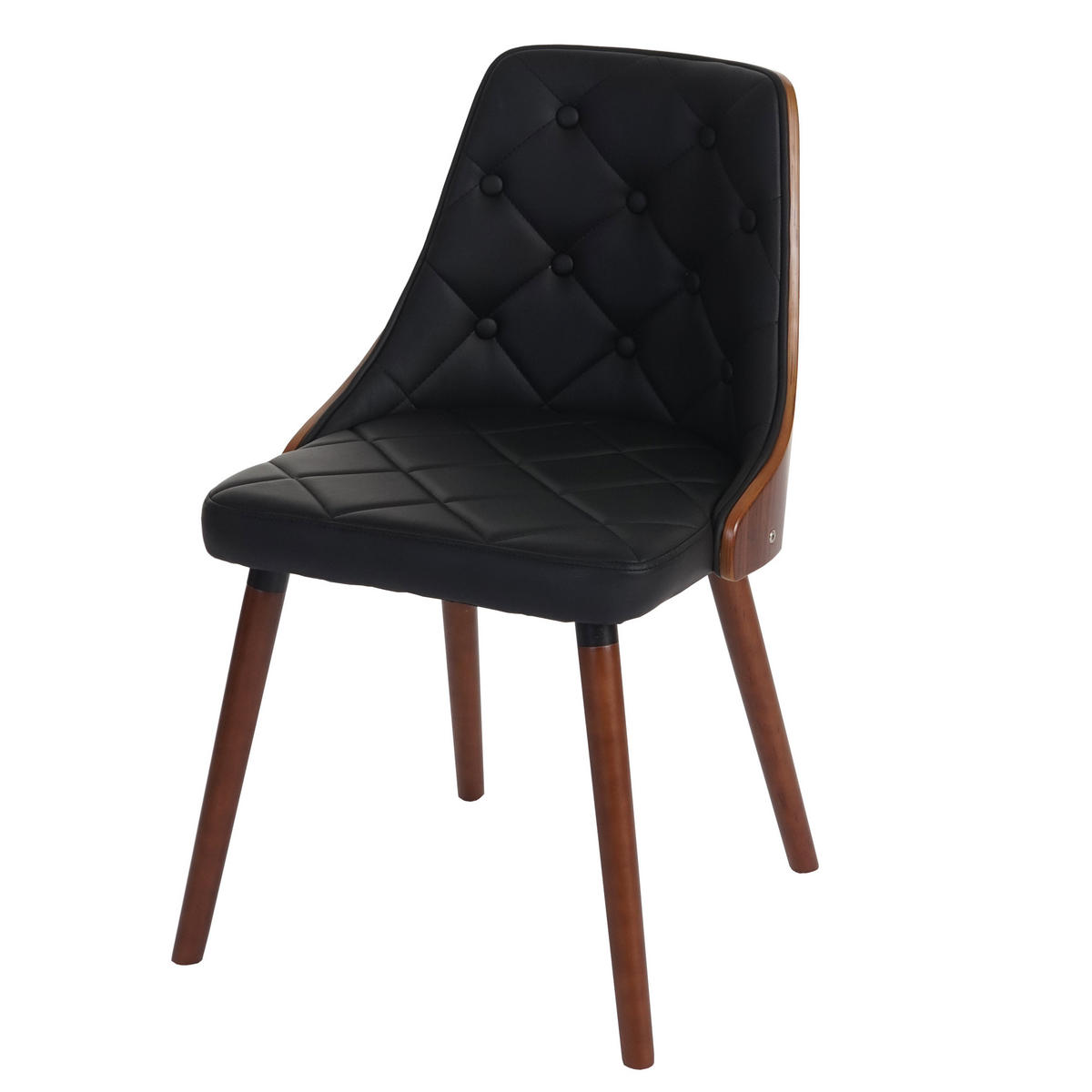 ESSZIMMERSTUHL Schwarz 6er-Set - Schwarz, Textil (50/82/53cm) - MCW