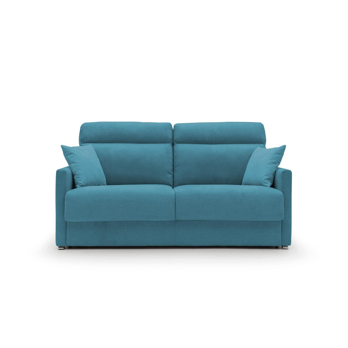 SCHLAFSOFA Margot - Hellblau, Textil (196/102/97cm) - Divani.store