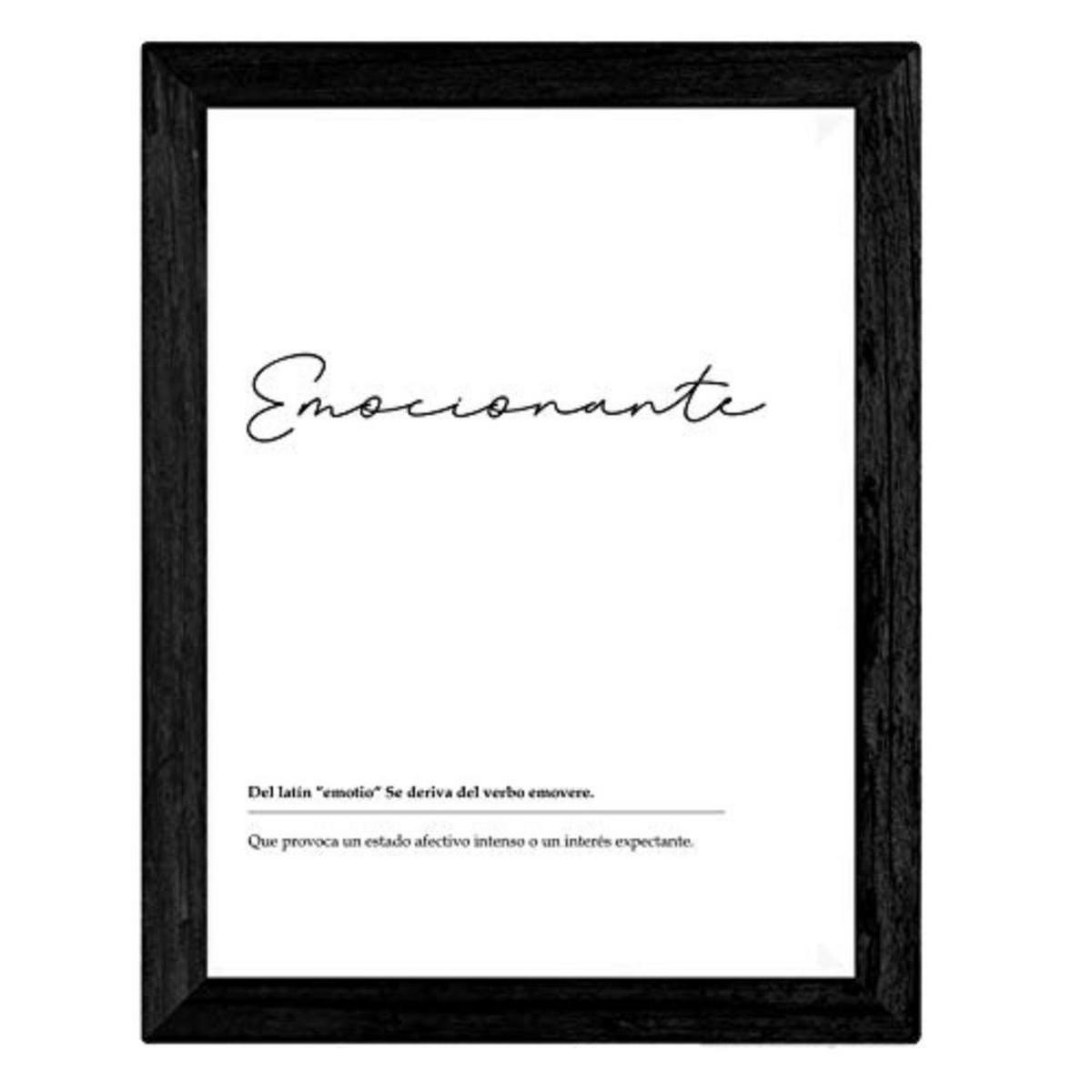 POSTER Set mit 4 schwarzweiß Definitionen von Schwester A4 Rahmenlos - Klar, Papier (29.7/3cm) - Nacnic