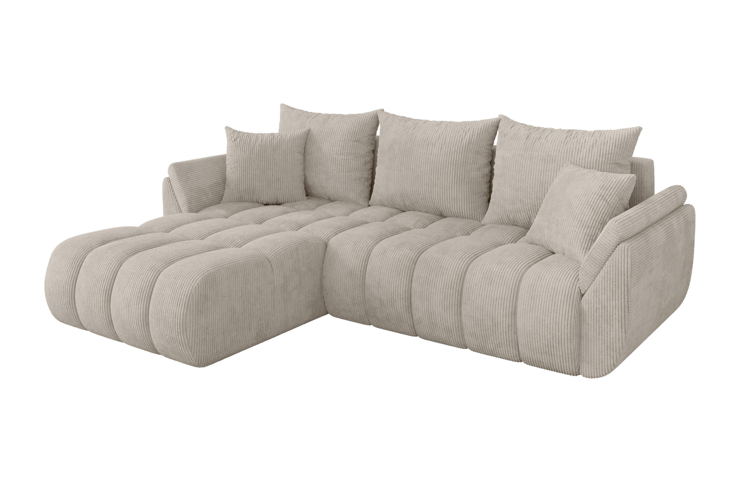 Altdecor Ecksofa Ecru 277x194 cm
