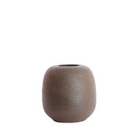 VAZE Astrea Braun 40/40/42 cm - Braun, Stein (42cm) - Light & Living