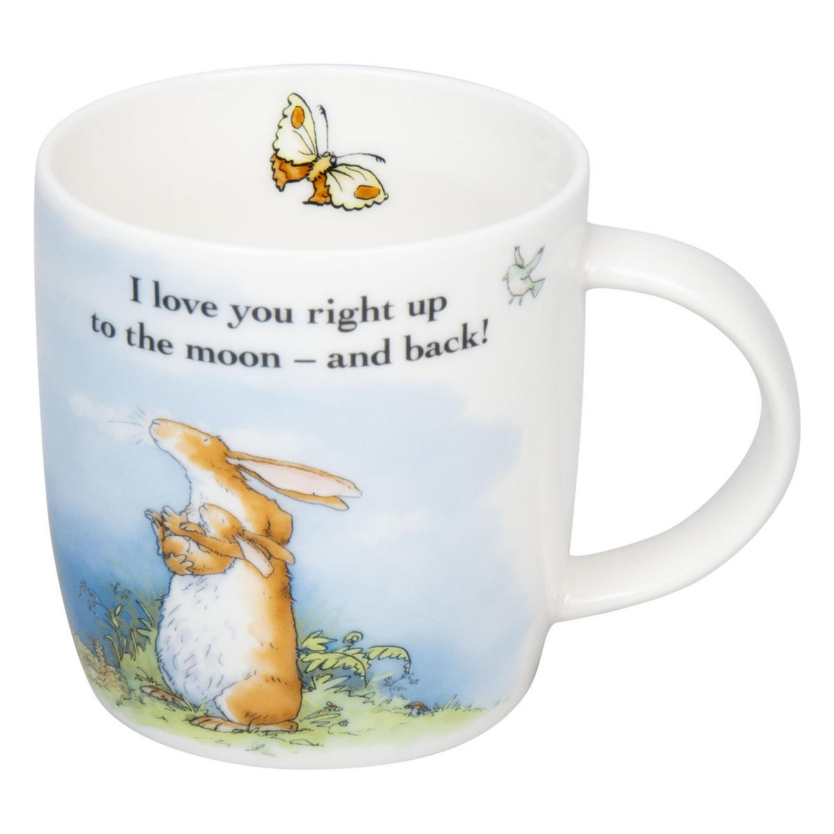 KAFFEEBECHER I love you to the moon - Naturfarben, Keramik (0.4L) - Könitz