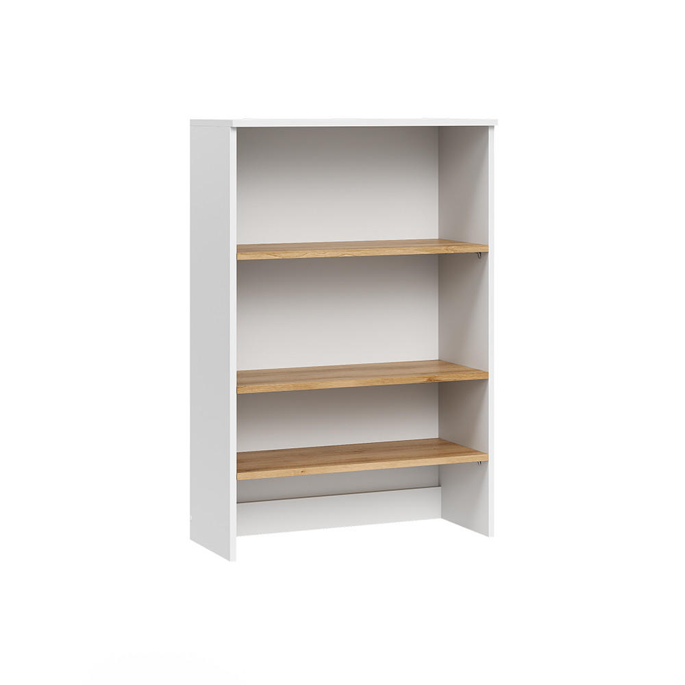 BADSCHRANK Viktor Weiß/Artisan 68 x 100.4 cm mit offenen Regalen - Weiß, Holzwerkstoff (68/100.4/29cm) - Vicco