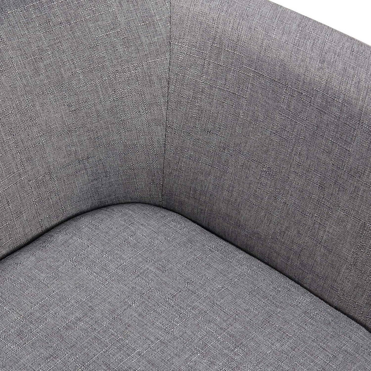 ESSZIMMERSTUHL 4 Stück Polsterstuhl Sessel, Leinen - Hellgrau/Naturfarben, Holz/Textil (50/82/42cm) - Woltu