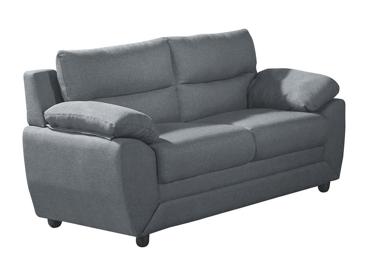 SOFA 2-Sitzer - Stoff - Anthrazit - MANOA - Anthrazit, Textil (163/88/82cm) - Vente-Unique