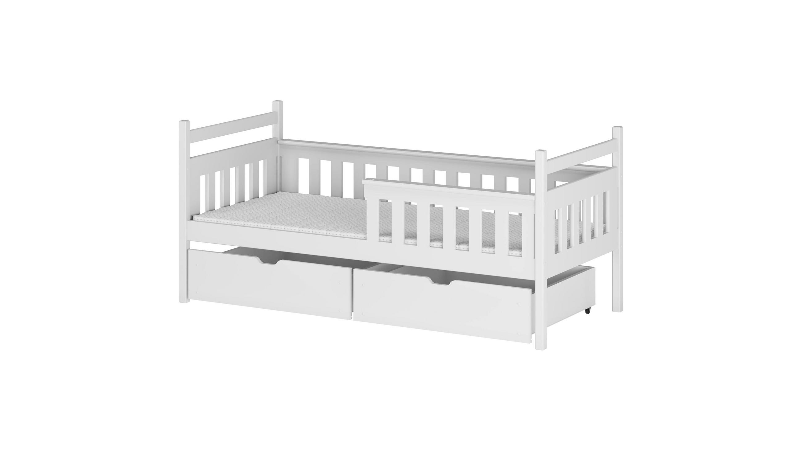 KINDERBETT WEIß - Weiß, Holz (90/200cm) - FURNLUX