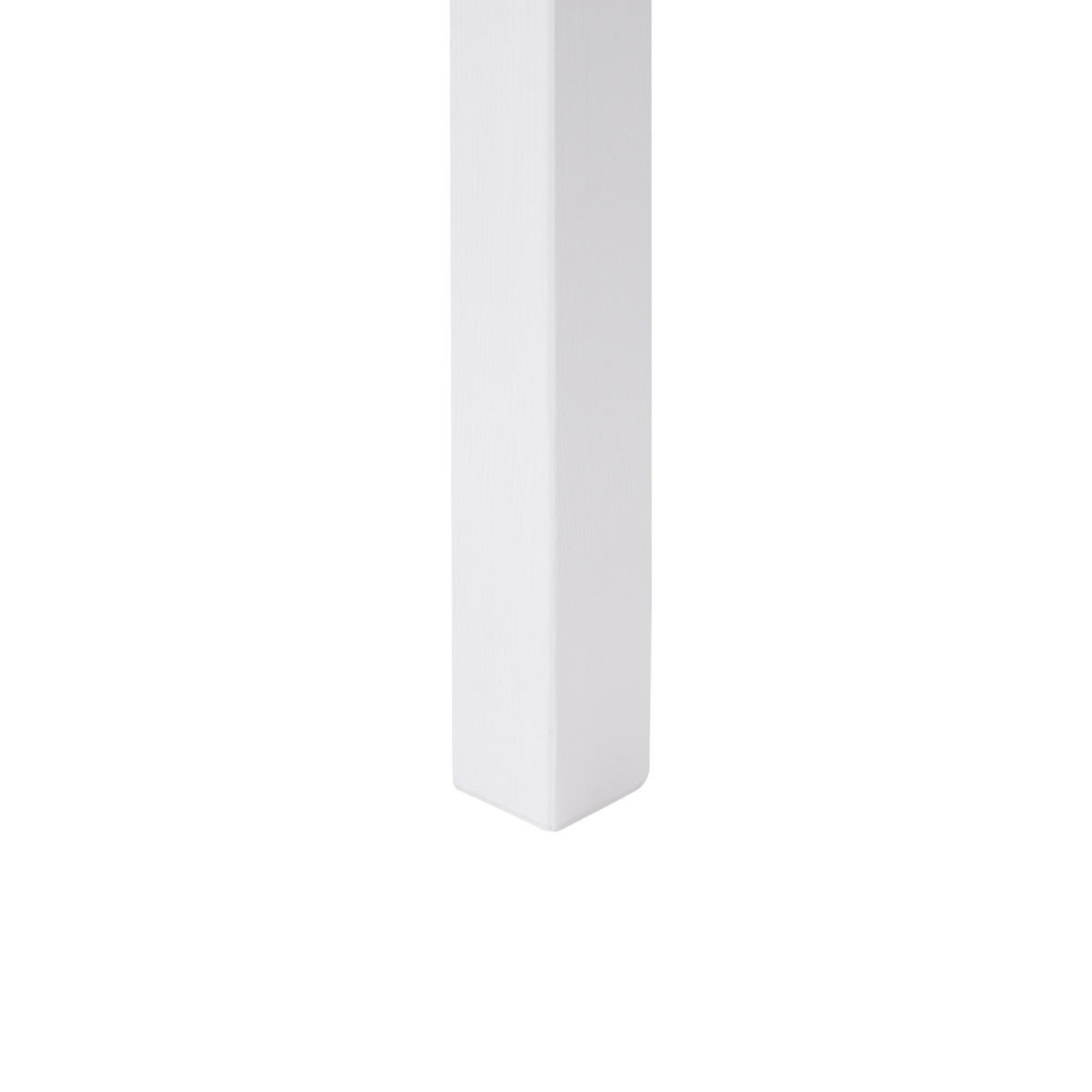 JÍDELNÍ STŮL Dřevo světle hnědý/bílý 80/80 cm Battersby - bílá/světle hnědá, dřevo (80/80/76cm) - Beliani