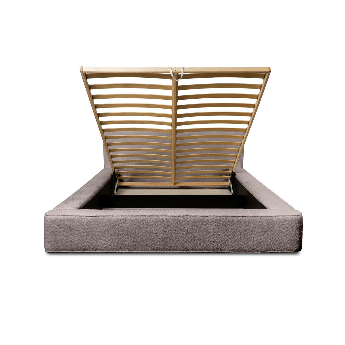 POLSTERBETT Omaha In Euphoria - Beige, Holzwerkstoff/Textil (140/200cm) - Fun Möbel