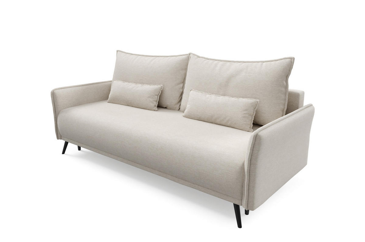 SCHLAFSOFA - Sofa Tiron - Beige (Verita 16) - Creme, Holz (219/96/104cm) - Möblo