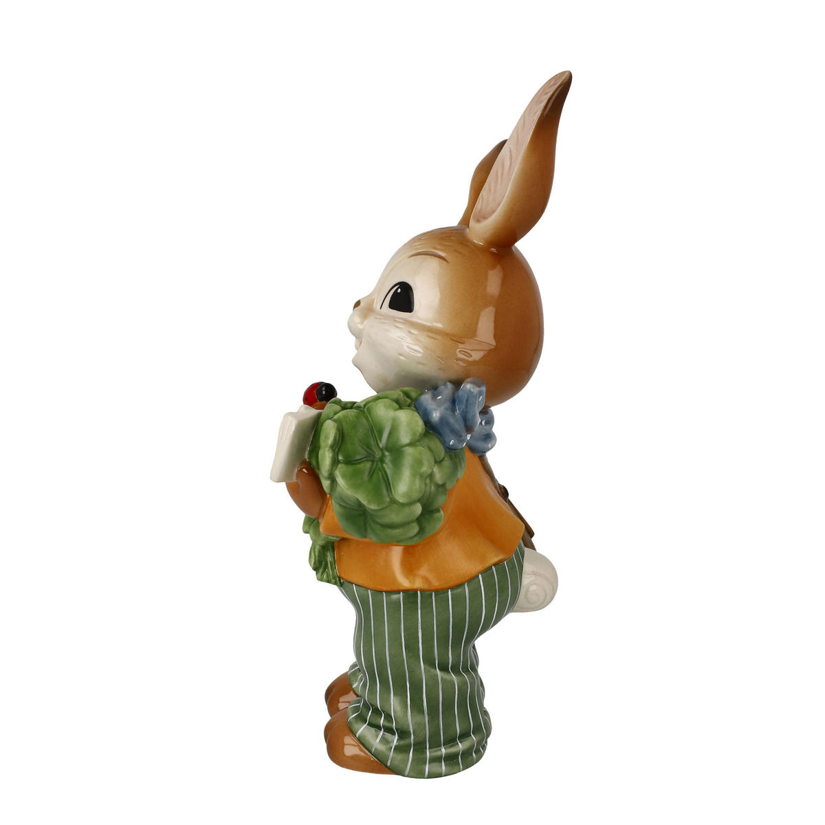 DEKOTIER Hase - Mit guten Wünschen, Steingut, Bunt, 24 cm - Multicolor, Keramik (10/24/15cm) - Goebel