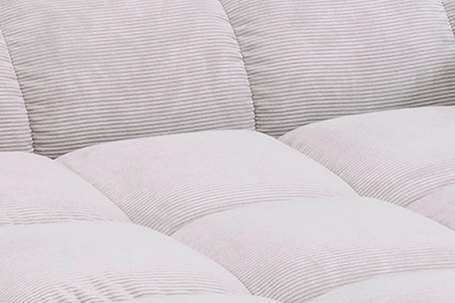 DREHSESSEL VIVIEN Silber Cord Drehbar (360°) - Silberfarben/Schwarz, Kunststoff/Textil (112/85/108cm) - KAWOLA