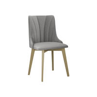ESSZIMMERSTUHL Monti V Pik Muschel - Hellgrau/Sonoma Eiche, Holz/Textil (48/83/53cm) - MIRJAN24
