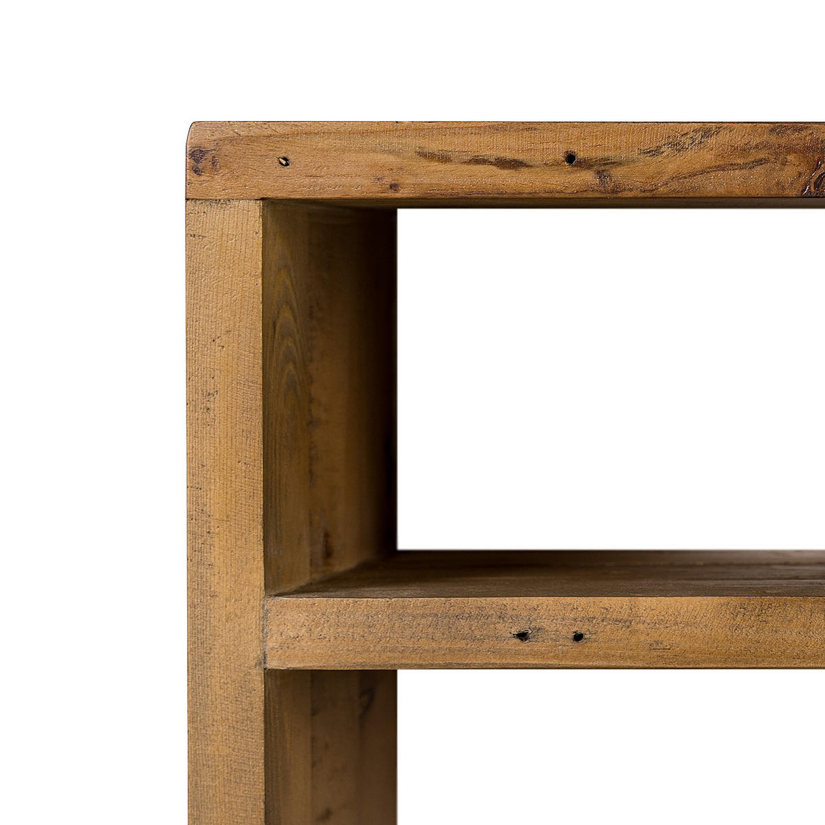 WANDREGAL 6 Fächern - Pinie massiv - Braun, Holz (100/26/16cm) - home24