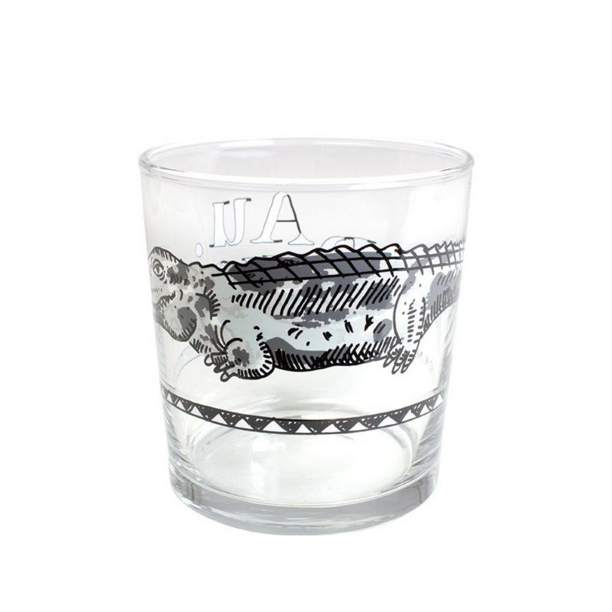 SAFTGLAS Au Revoir in Schwarz - 350 ml - Multicolor, Glas (0.35L) - Blond Amsterdam