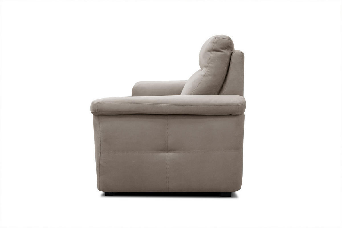 SOFA JONES 2-Sitzer, greige - Greige, Holzwerkstoff/Textil (166/102/99cm) - Courtois Laville