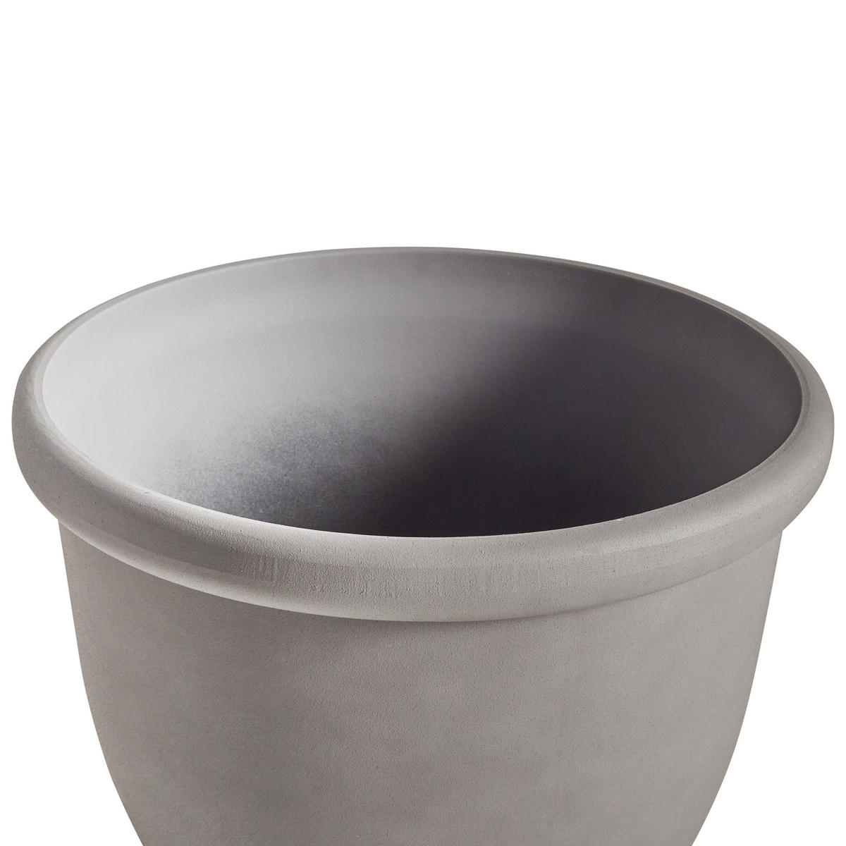 BLUMENTOPF Grau Tesalia - Grau, Kunststoff (42cm) - Beliani