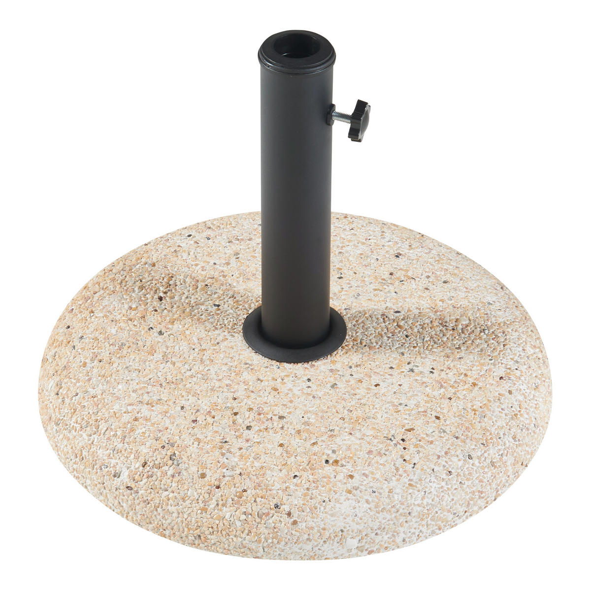 SONNENSCHIRMSTÄNDER Bitritto - Beige, Stein (45/45cm) - casa.pro