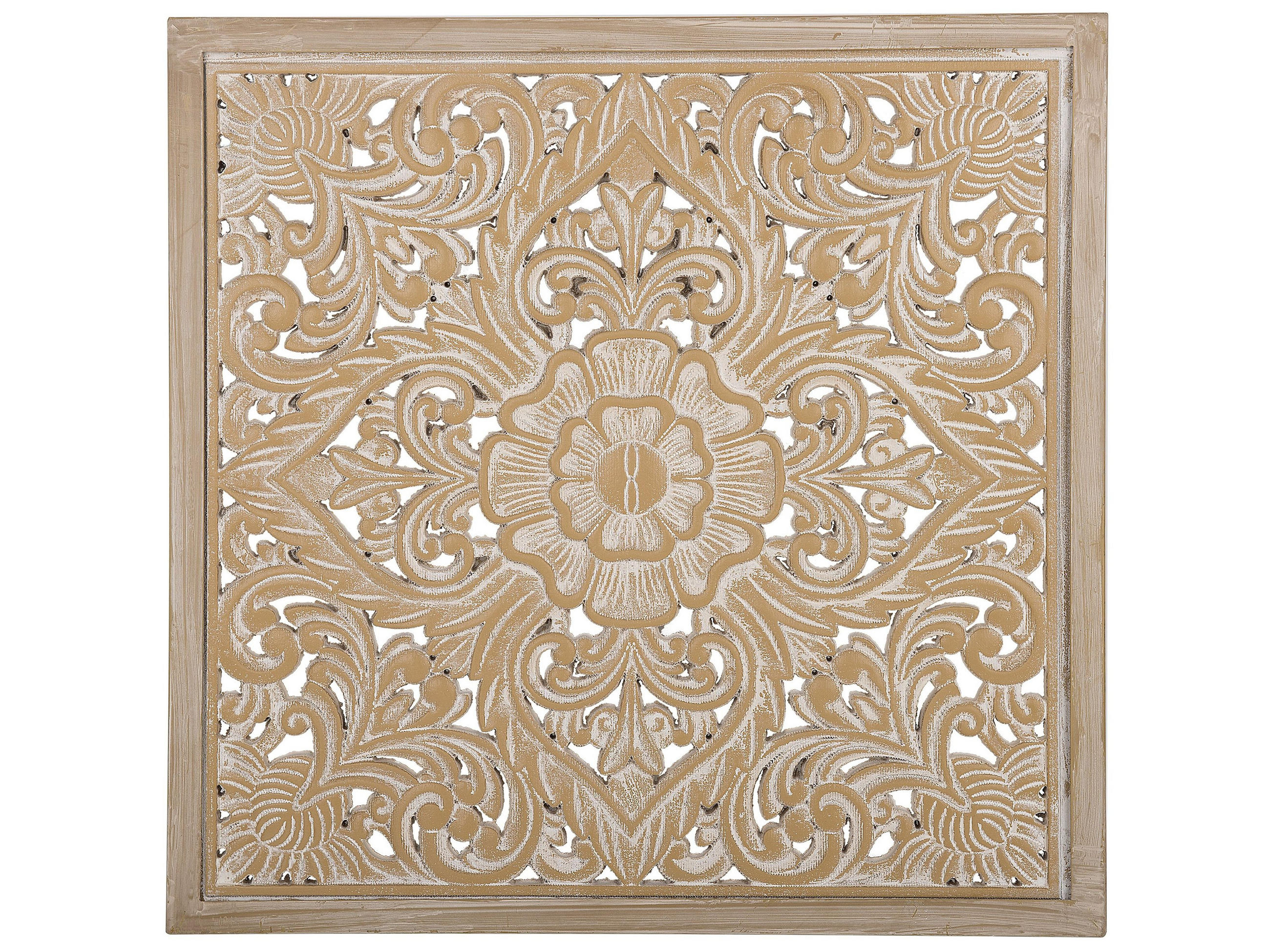 DECORATIUNE DE PERETE deschisa nuanta de lemn/alba yonora