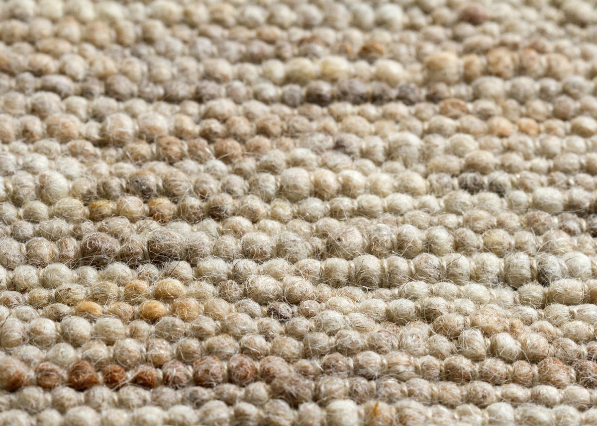 HANDWEBETEPPICH 170/230 cm Leutasch - Hellbraun, Naturmaterialien (170/230cm) - Steffensmeier