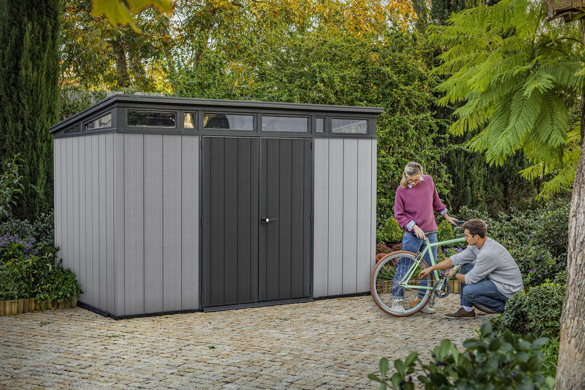 GERÄTEHAUS Artisan - Grau, Kunststoff (340/226/218cm) - Keter