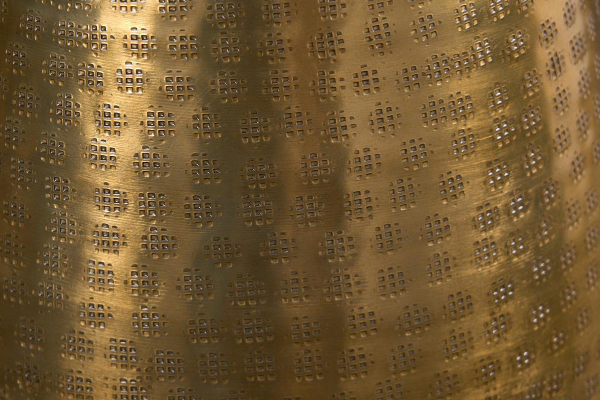 VASE ORIENT Metall Gold 50 cm - Goldfarben, Metall (50cm) - riess-ambiente