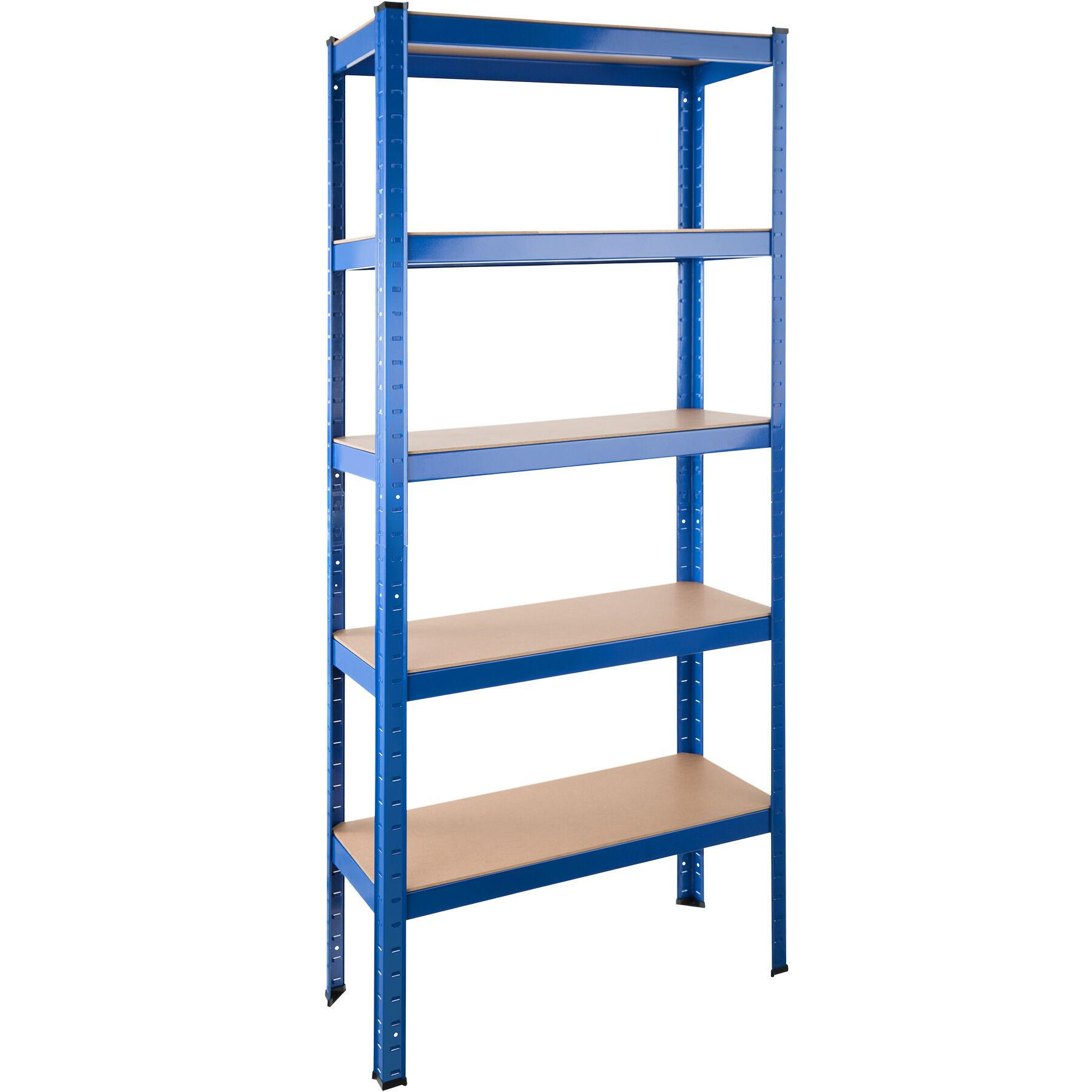 SCHWERLASTREGAL ,75,5 x 30,5 x 172 cm,blau - Blau, Metall (30.5/172/75.5cm) - tectake