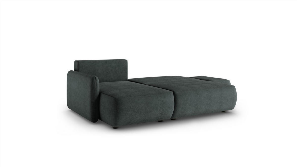 ECKSOFA Luka Mit Schlaffunktion - Anthrazit, Holzwerkstoff/Textil (229/148cm) - Fun Möbel