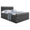 BOXSPRINGBETT SERENE-Z KING - 120 x 200 - H3/H4 - Schwarz Hochglanz - Schwarz Hochglanz, Holzwerkstoff (120/200cm) - ALTDECOR