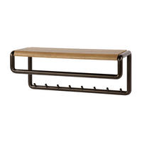 GARDEROBE Luno - Braun - 30/80/33 cm - Braun, Metall (80/33/30cm) - Hoyz Collection