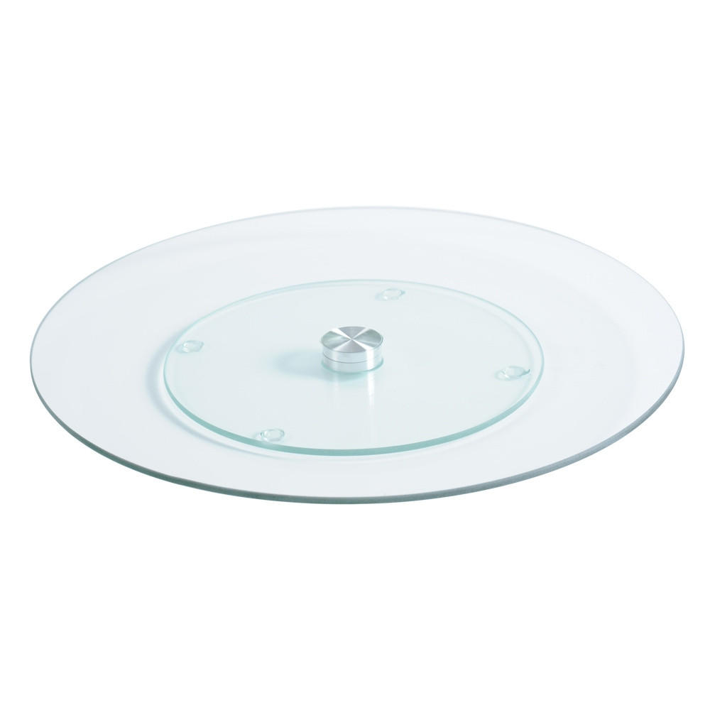 GLAS-SERVIERPLATTE Transparent 35/35/2 cm - Transparent, Glas (35/2cm) - Kesper