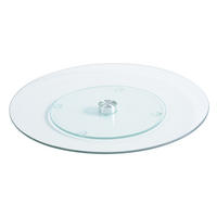 GLAS-SERVIERPLATTE Transparent 35/35/2 cm - Transparent, Glas (35/2cm) - Kesper