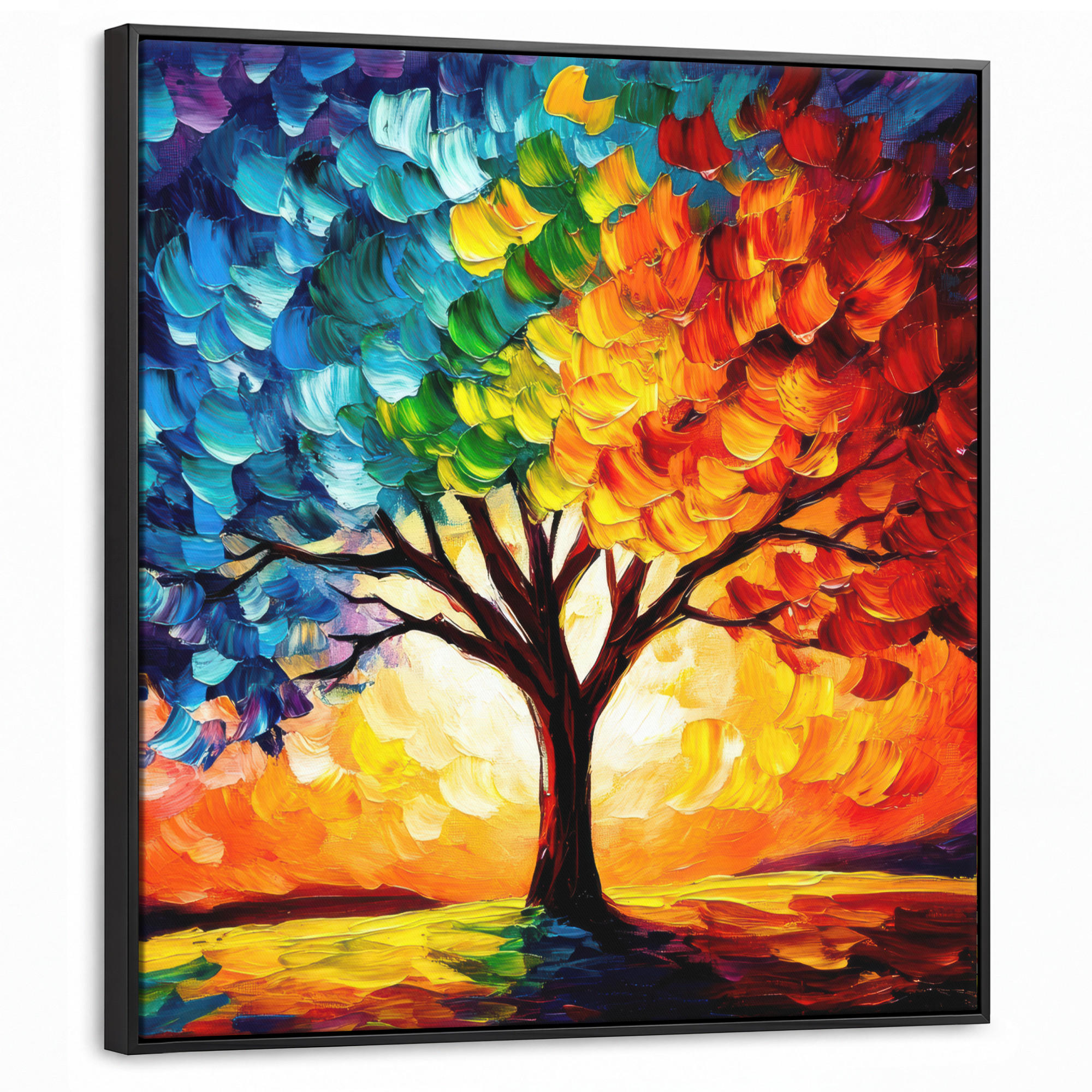 MuchoWow Leinwand Mehrfarbig 90x90 cm