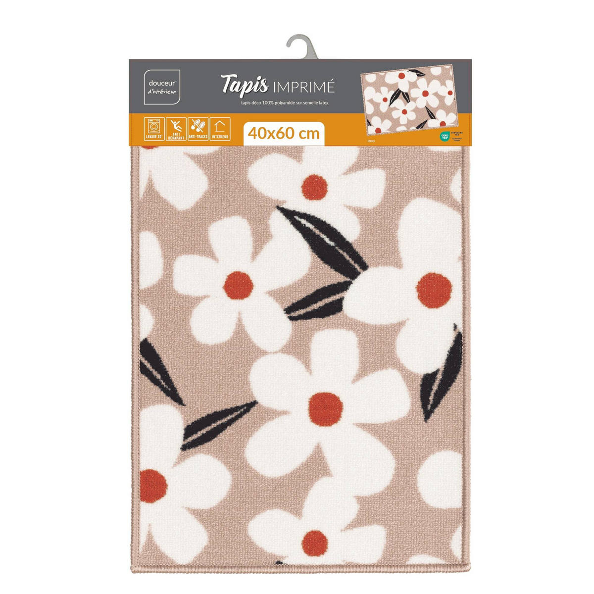 TEPPICH Darcy 40/60 cm - Beige, Kunststoff (40/60cm) - Douceur d´intérieur